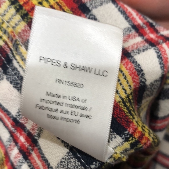 NWT Veronica Beard Corrine Shirt Dress Shirtdress Size 0 Red Multicolored Plaid - Picture 9 of 13